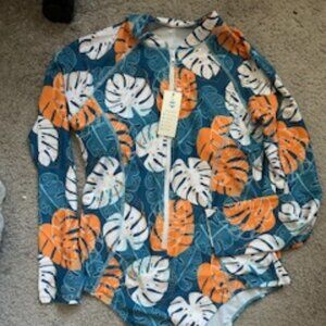Beachsissi Women's One Piece Swimsuit Bodysuit - NWT